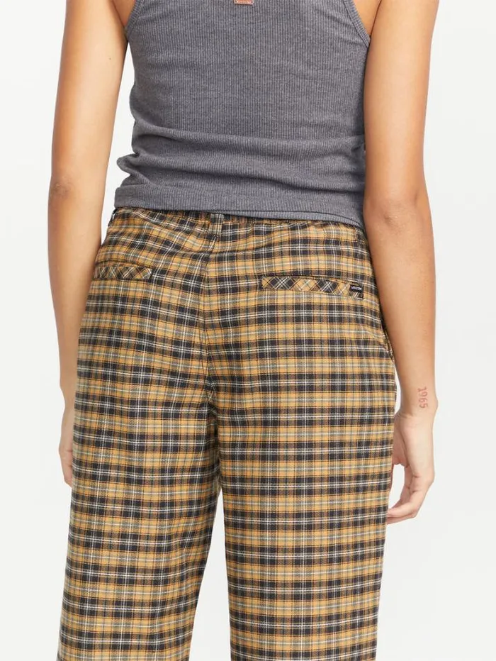 Womens Bottoms Volcom Thisthatthem Skate Pants 8211 Dijon