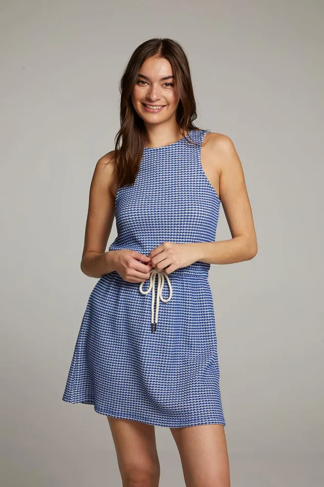 Womens Dresses Chaser Brand Delray Cobalt Blue Mini Dress