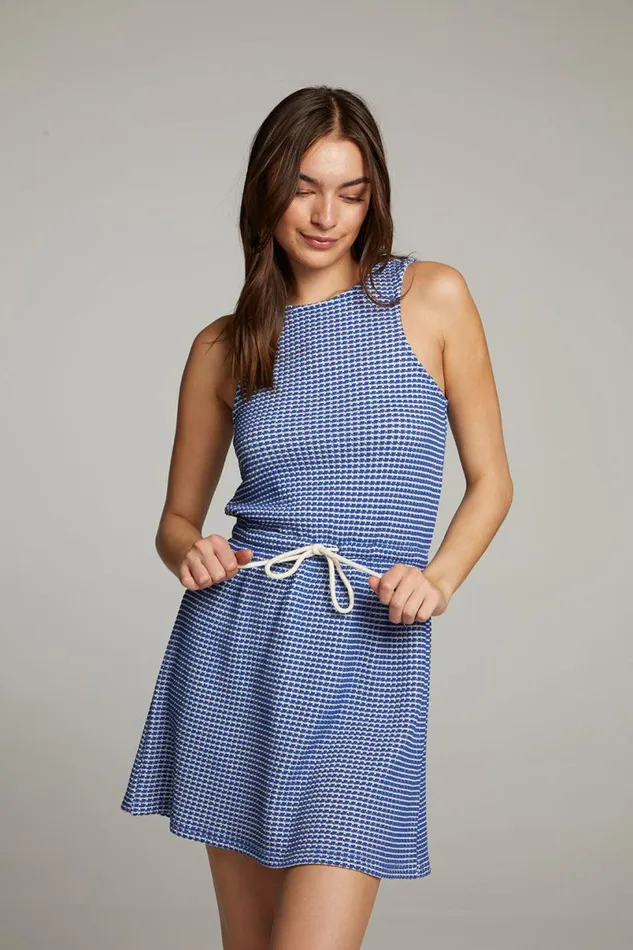 Womens Dresses Chaser Brand Delray Cobalt Blue Mini Dress