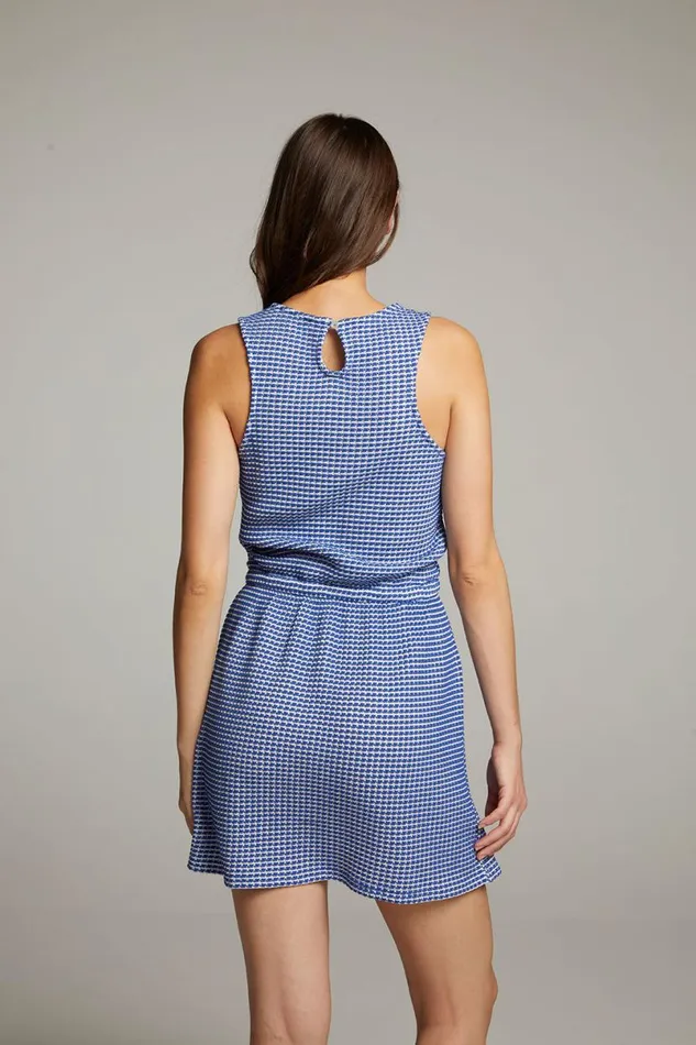 Womens Dresses Chaser Brand Delray Cobalt Blue Mini Dress