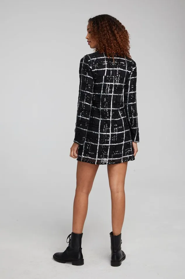 Womens Dresses Chaser Brand Hunter Fairfax Plaid Mini Dress