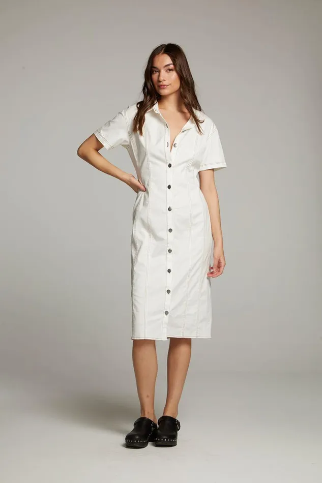 Womens Dresses Chaser Brand Rachelle White Dress