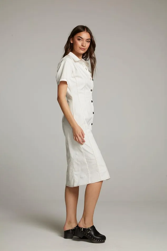 Womens Dresses Chaser Brand Rachelle White Dress