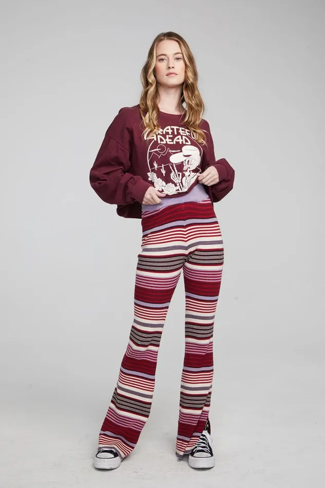 Womens Graphics Chaser Brand Grateful Dead Desert Skeleton Long Sleeve