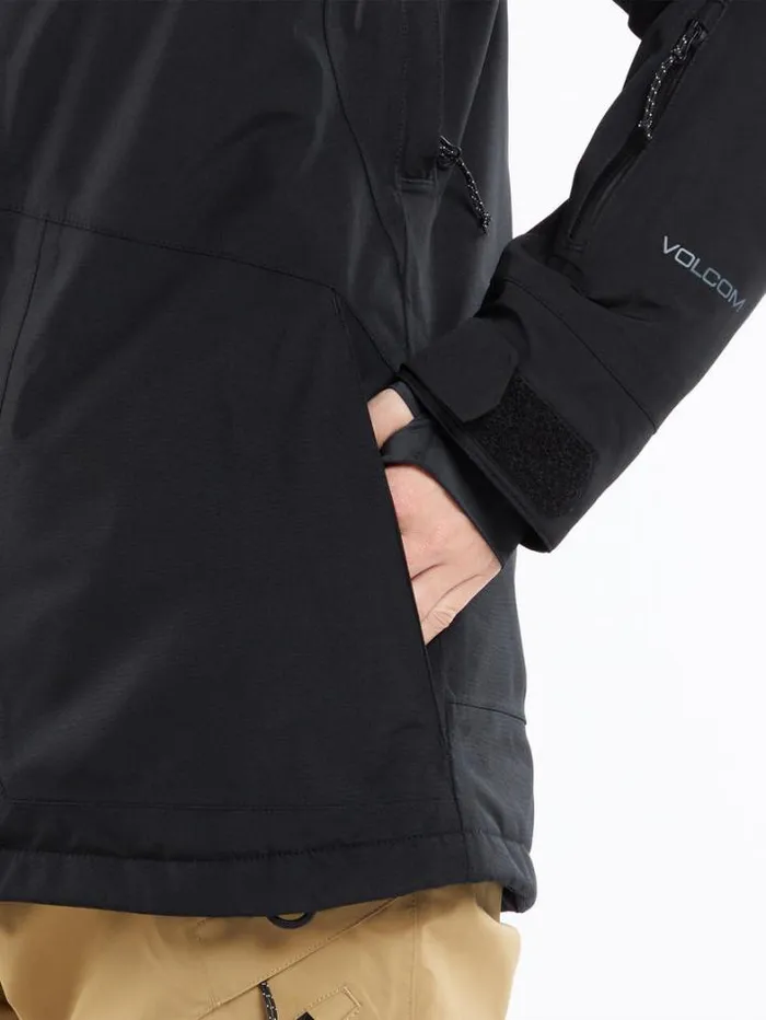 Womens Jackets Volcom Ell Insulated GoreTex Jacket 8211 Black