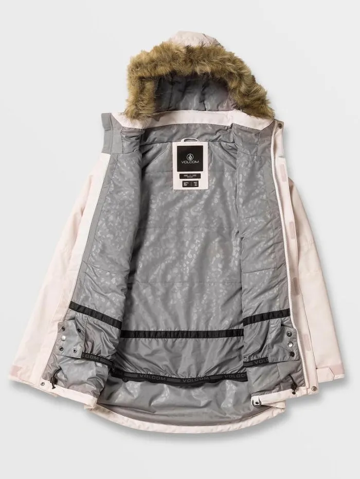 Womens Jackets Volcom Fawn Insulated Jacket 8211 Calcite