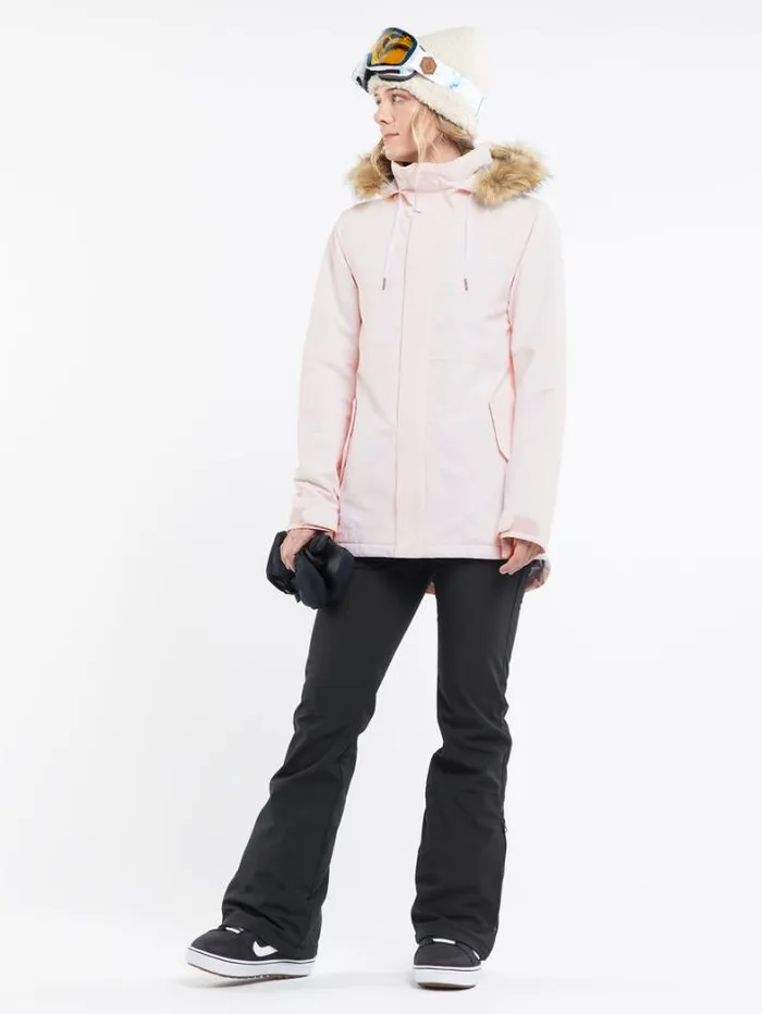 Womens Jackets Volcom Fawn Insulated Jacket 8211 Calcite