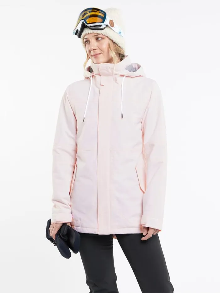 Womens Jackets Volcom Fawn Insulated Jacket 8211 Calcite