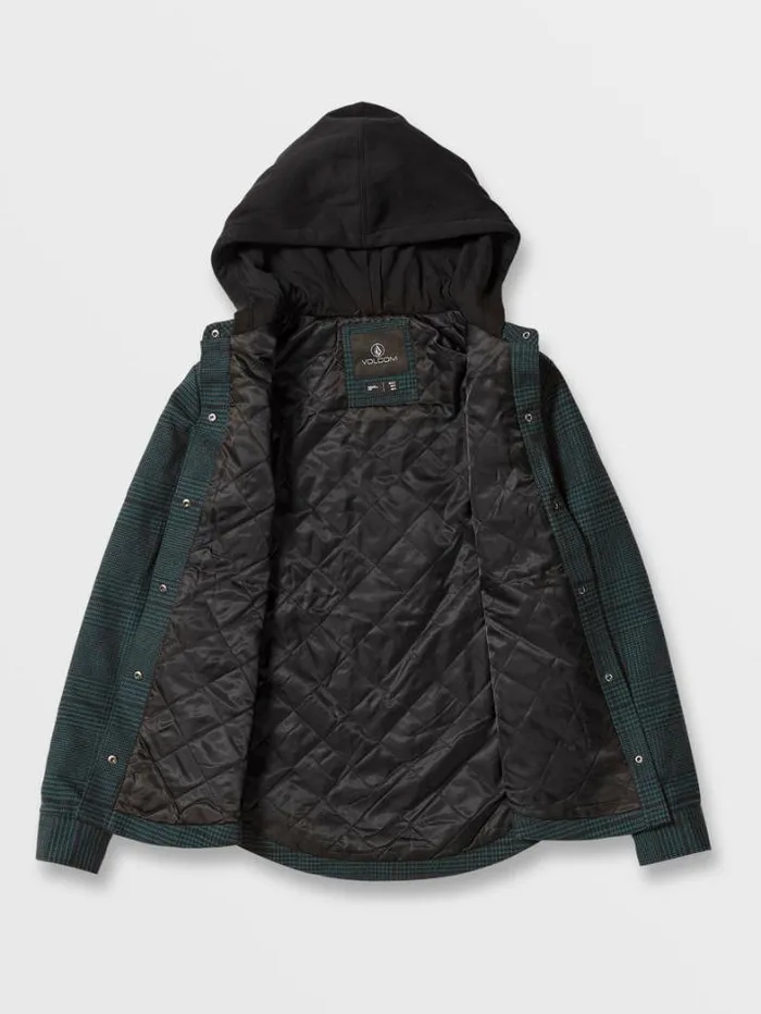Womens Jackets Volcom Insulated Flannel 8211 Balsam