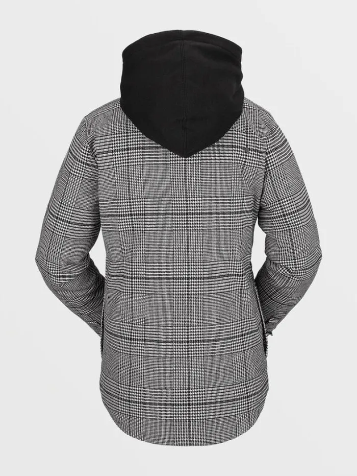Womens Jackets Volcom Insulated Flannel 8211 Moonbeam