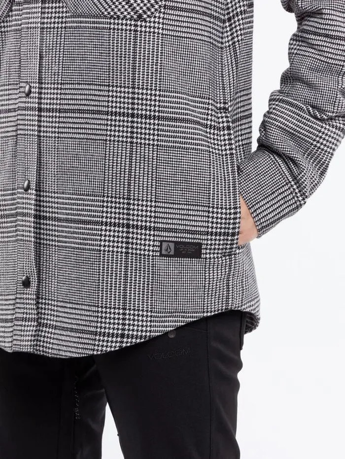 Womens Jackets Volcom Insulated Flannel 8211 Moonbeam