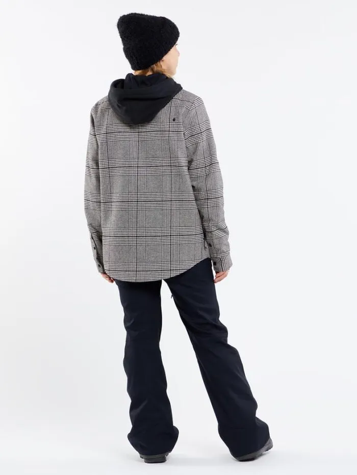 Womens Jackets Volcom Insulated Flannel 8211 Moonbeam