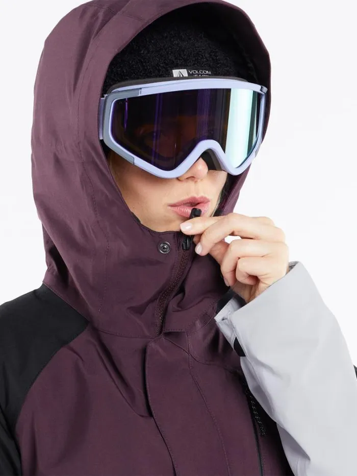 Womens Jackets Volcom VCo Aris GoreTex Jacket 8211 Blackberry