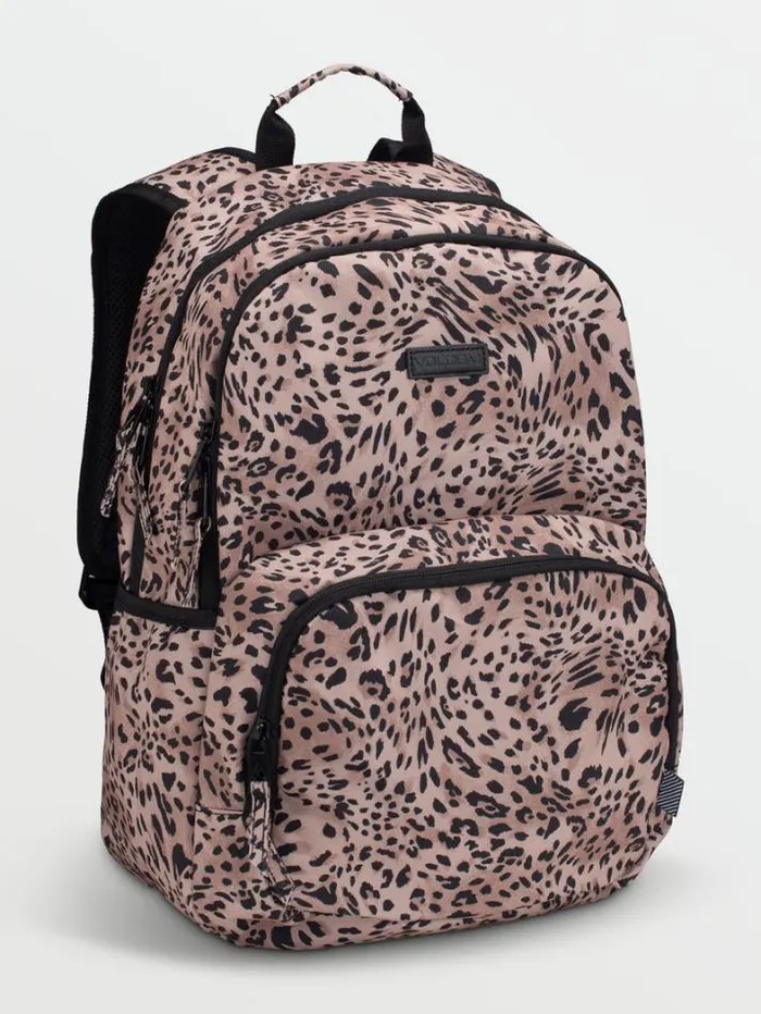 WomensKids Bags and Backpacks Volcom Upperclass Backpack 8211 Animal Print