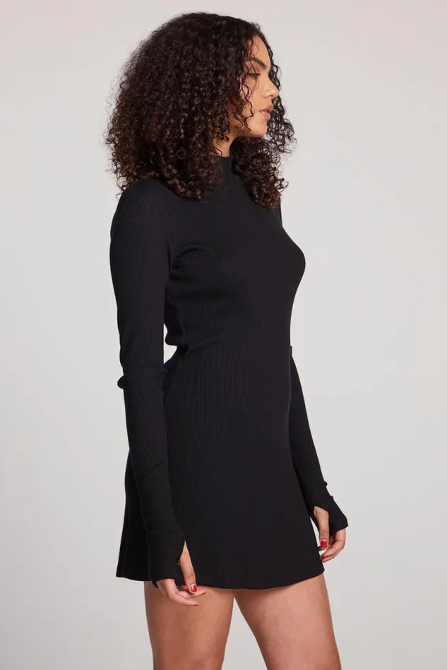 Womens Loungewear Chaser Brand Jasmi Licorice Mini Dress