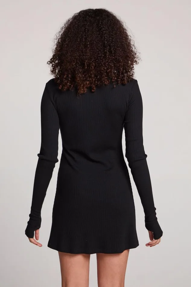 Womens Loungewear Chaser Brand Jasmi Licorice Mini Dress