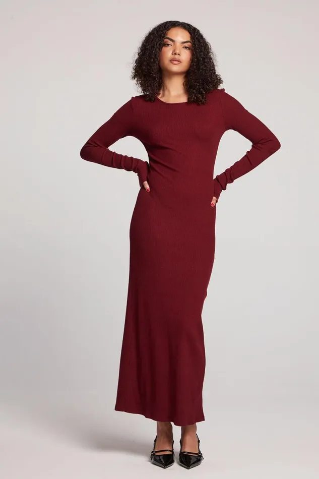 Womens Loungewear Chaser Brand Luna Fig Maxi Dress