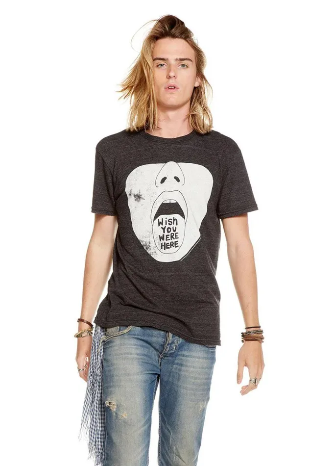 WomensMens Music Chaser Brand Pink Floyd Wish You Were Here Mens Tee