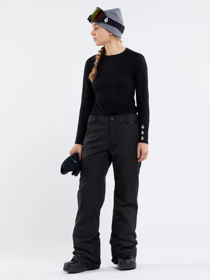 Womens Pants Volcom Frochickie Insulated Pants 8211 Black