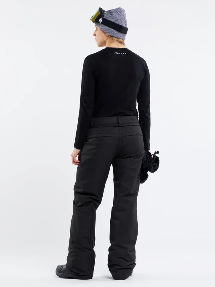 Womens Pants Volcom Frochickie Insulated Pants 8211 Black