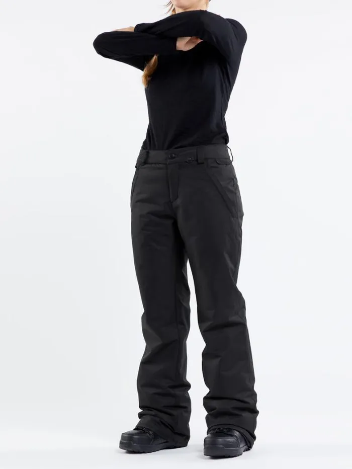 Womens Pants Volcom Frochickie Insulated Pants 8211 Black