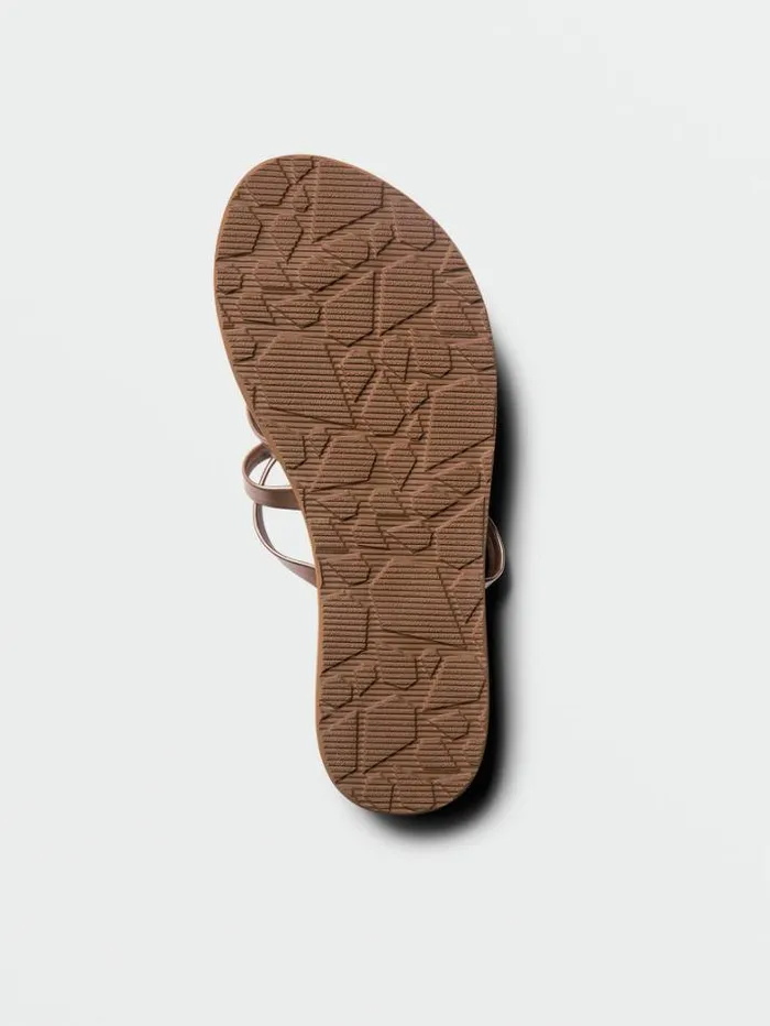 Womens Sandals Volcom Easy Breezy II Sandals 8211 Rose Gold