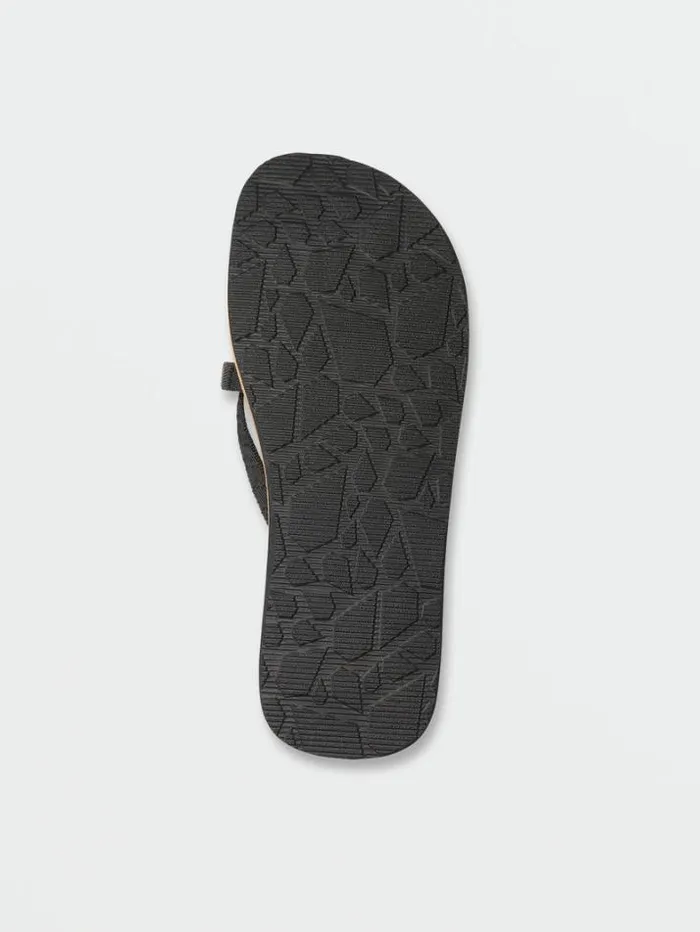 Womens Sandals Volcom Eco Concourse Trail Sandals 8211 Black