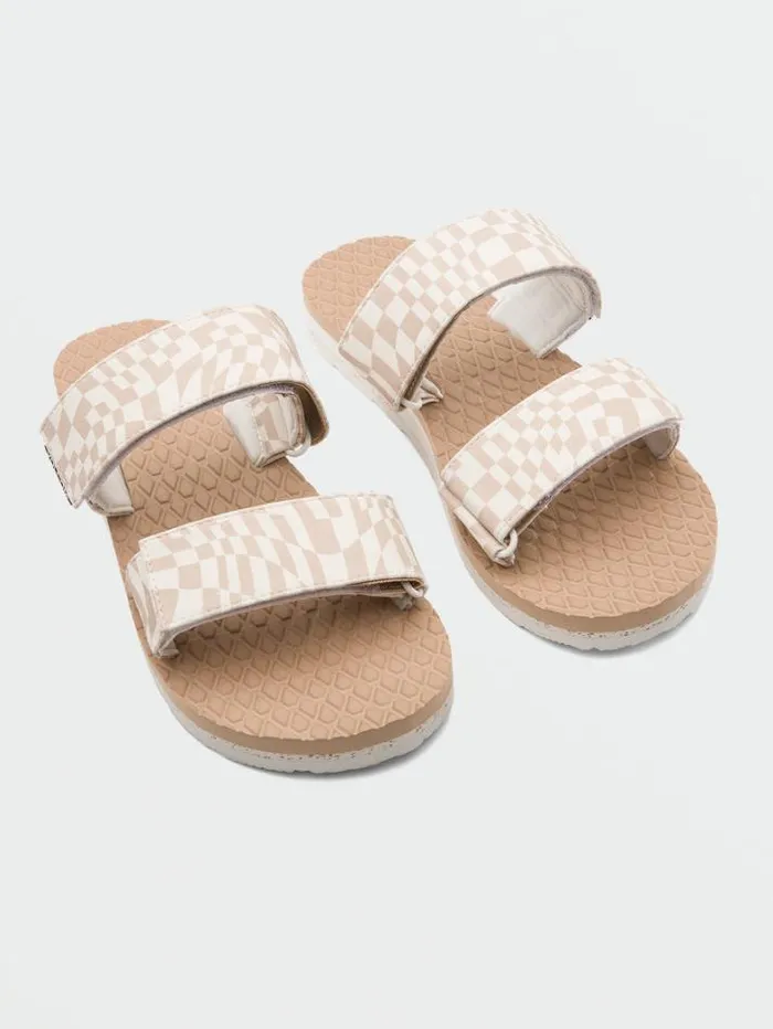 Womens Sandals Volcom Eco Recliner Slide Sandals 8211 Hazel