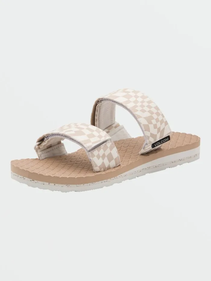 Womens Sandals Volcom Eco Recliner Slide Sandals 8211 Hazel