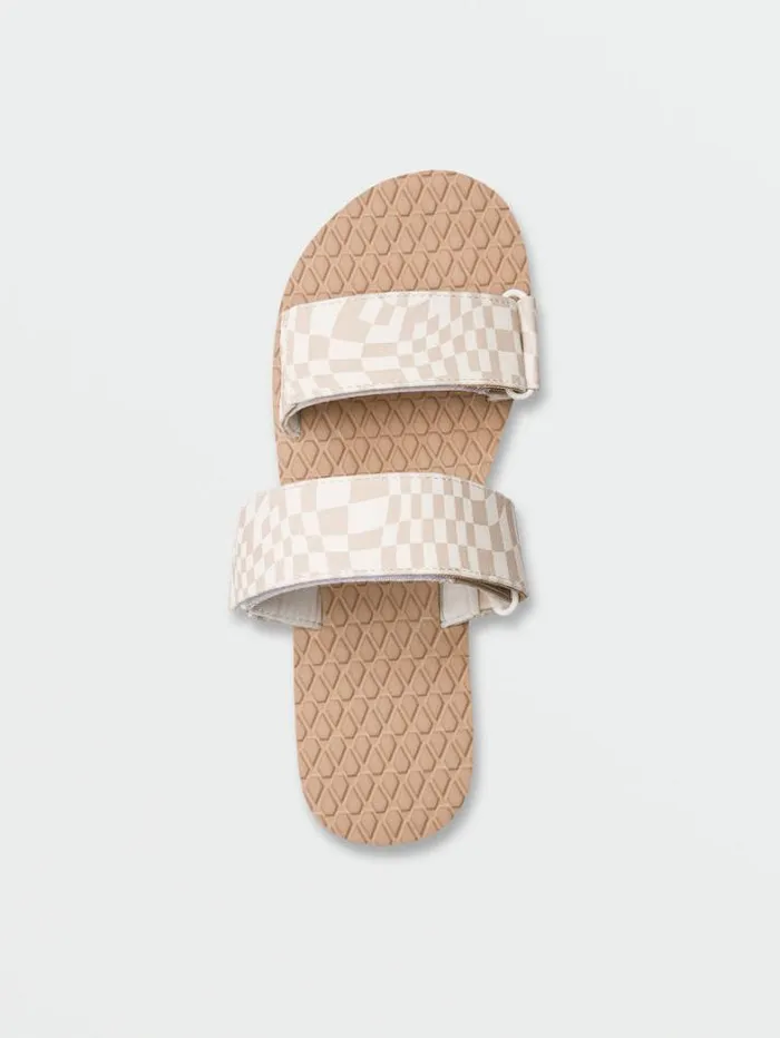 Womens Sandals Volcom Eco Recliner Slide Sandals 8211 Hazel
