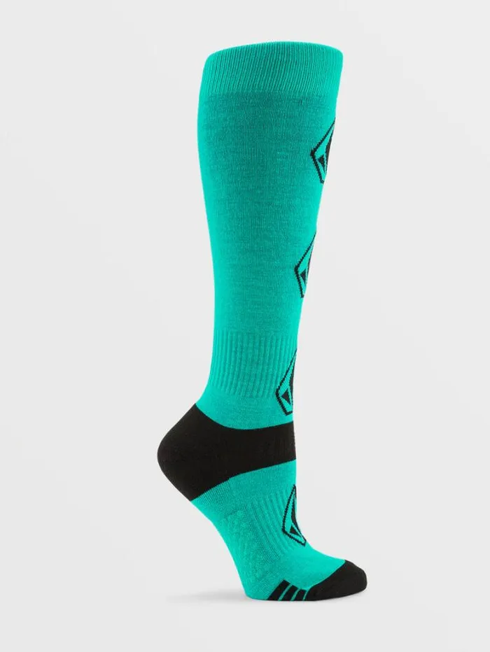 Womens Socks Volcom Sherwood Socks 8211 Vibrant Green