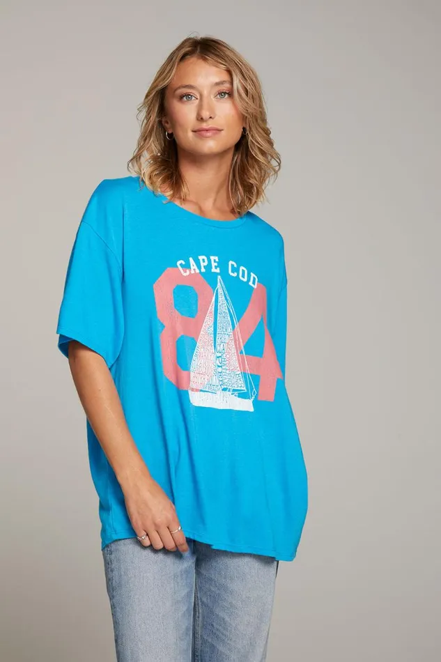 Womens Tops Chaser Brand Cape Cod Tee