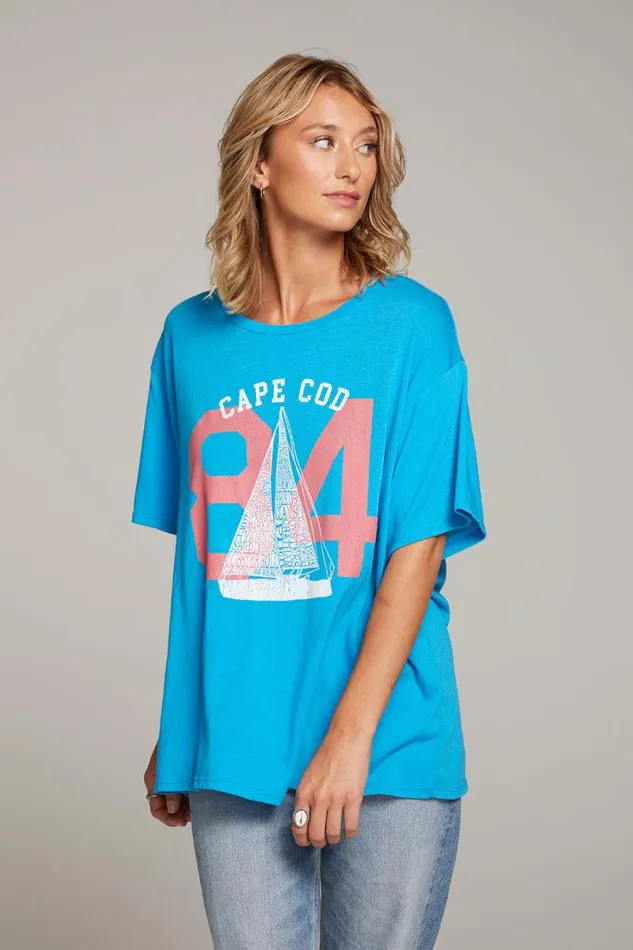 Womens Tops Chaser Brand Cape Cod Tee