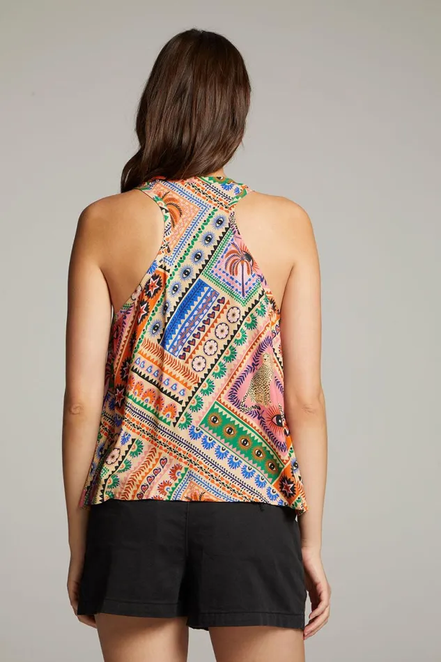 Womens Tops Chaser Brand Carmel Paradise Mystic Tank Top