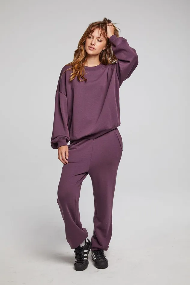 Womens Tops Chaser Brand Casbah Plum Perfect Pullover