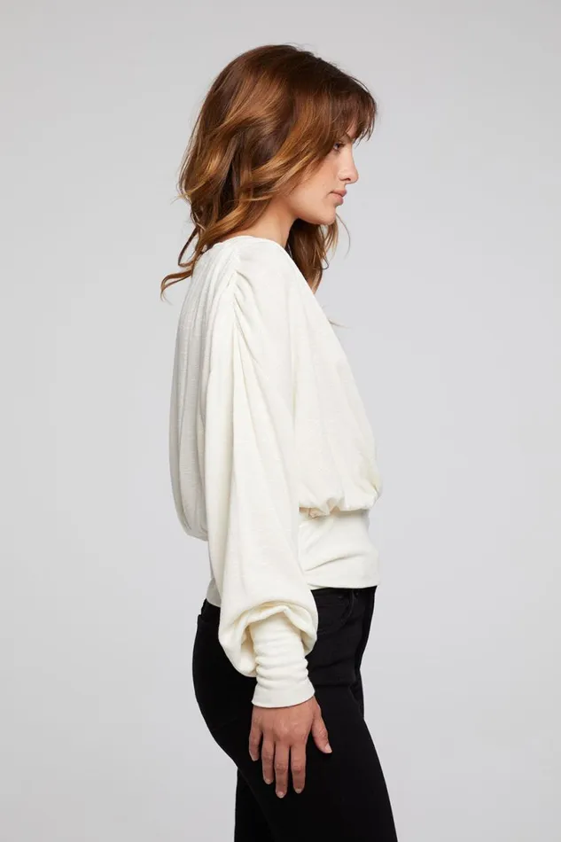 Womens Tops Chaser Brand City Starry White Blouse