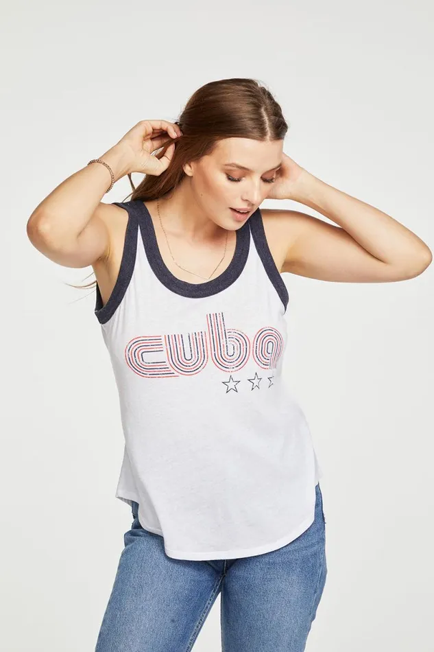 Womens Tops Chaser Brand Cuba