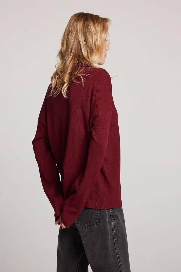 Womens Tops Chaser Brand Fenna Fig Button Down