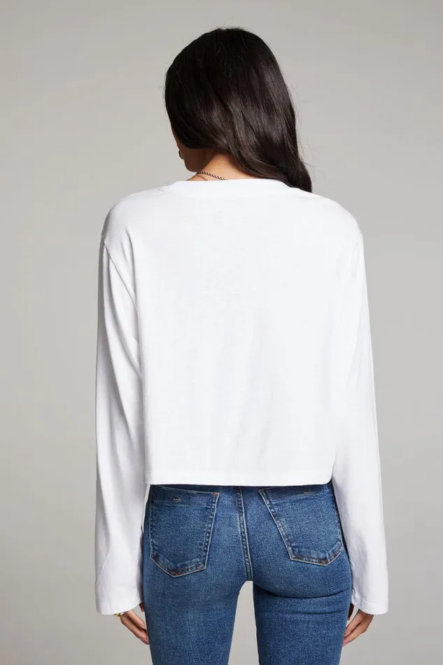 Womens Tops Chaser Brand For The Record Long Sleeve