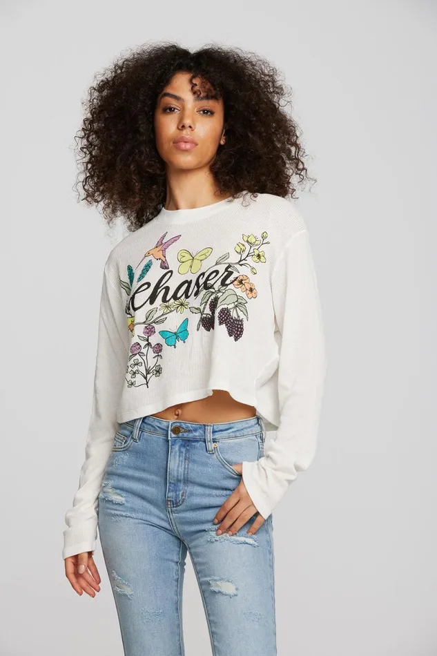 Womens Tops Chaser Brand Garden Party