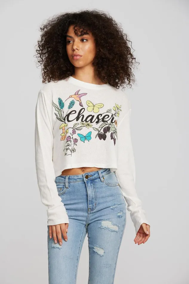 Womens Tops Chaser Brand Garden Party