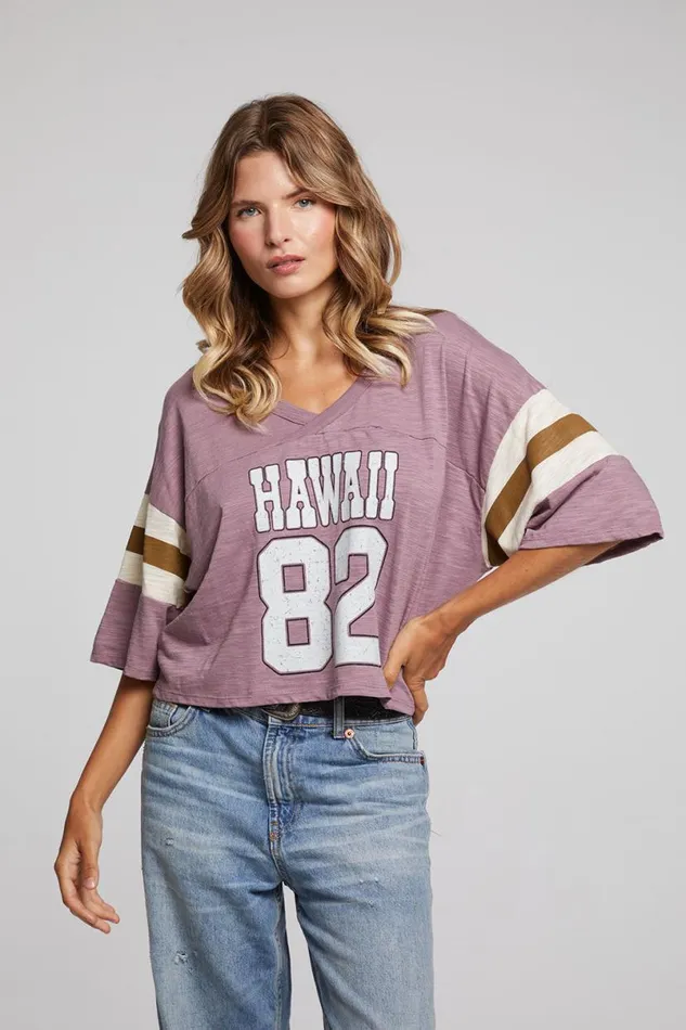 Womens Tops Chaser Brand Hawaii 82 Tee