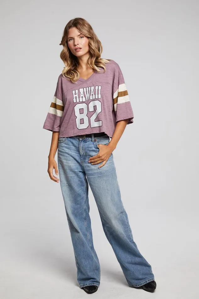 Womens Tops Chaser Brand Hawaii 82 Tee