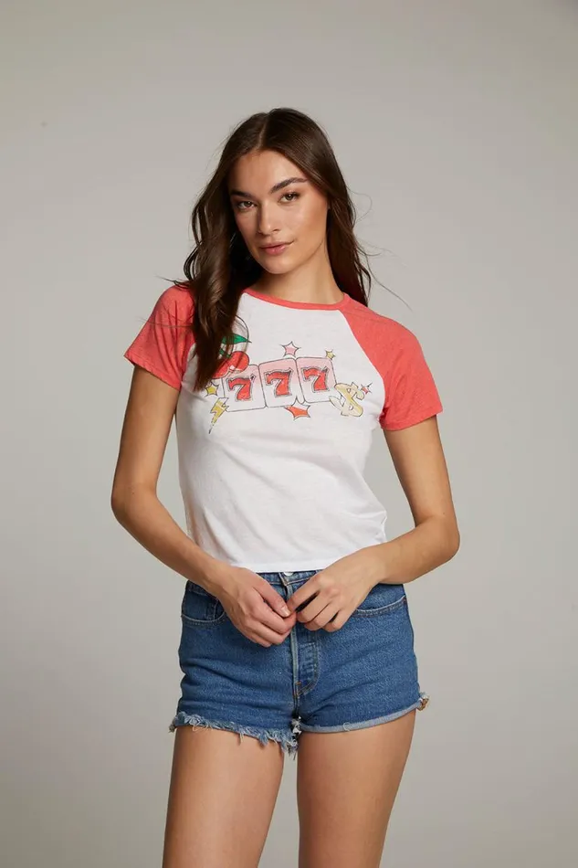 Womens Tops Chaser Brand Lucky 7039s Tee