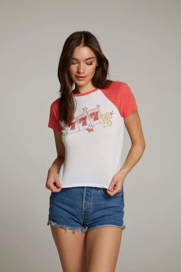 Womens Tops Chaser Brand Lucky 7039s Tee