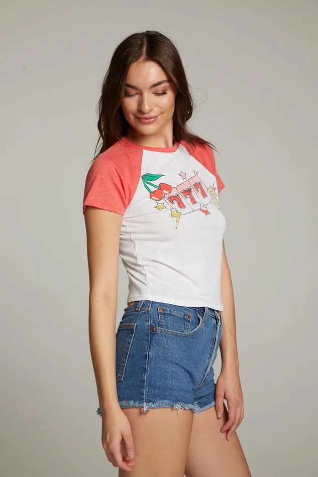Womens Tops Chaser Brand Lucky 7039s Tee