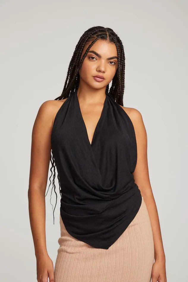Womens Tops Chaser Brand Mckinny Licorice Tank