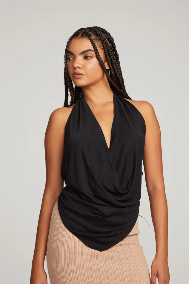 Womens Tops Chaser Brand Mckinny Licorice Tank