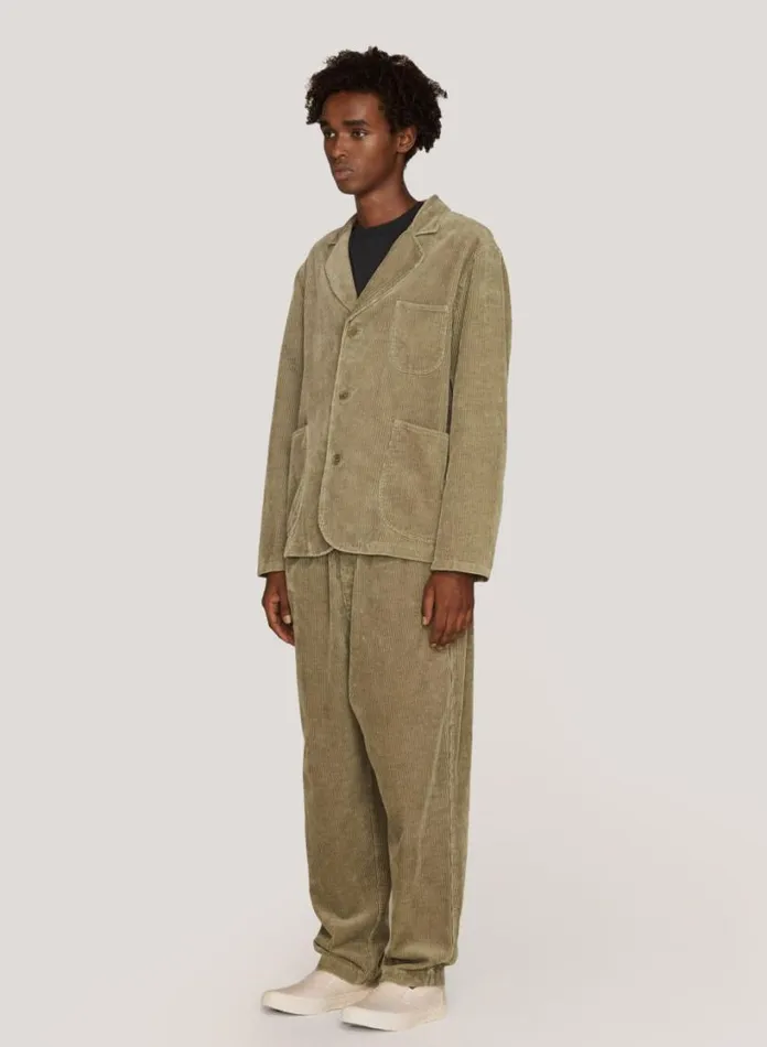 YMC Alva Corduroy Skate Trouser Olive Mens Trousers