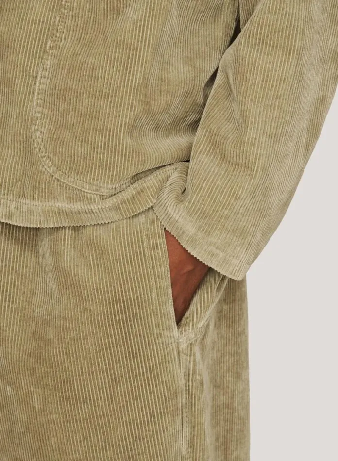 YMC Alva Corduroy Skate Trouser Olive Mens Trousers